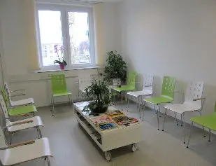 Laborwartebereich Patienten